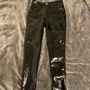 Vinyl pants